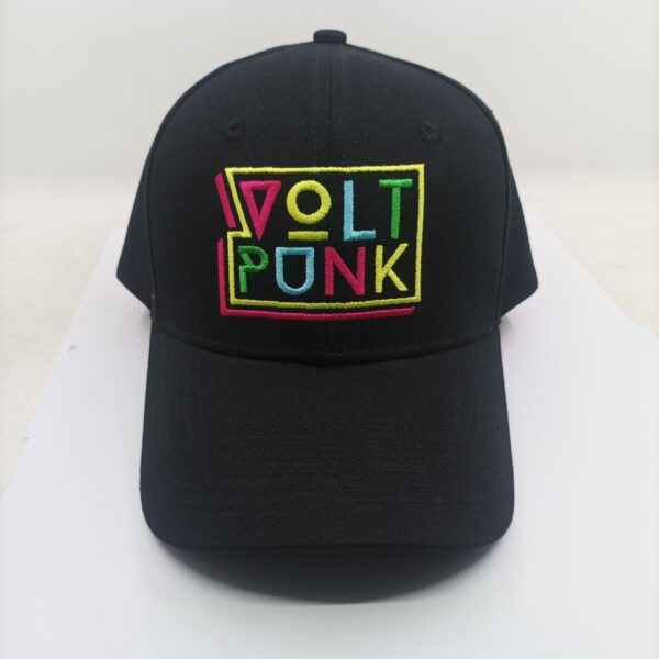 EMF Shielding Baseball Hat Black with Color Logo