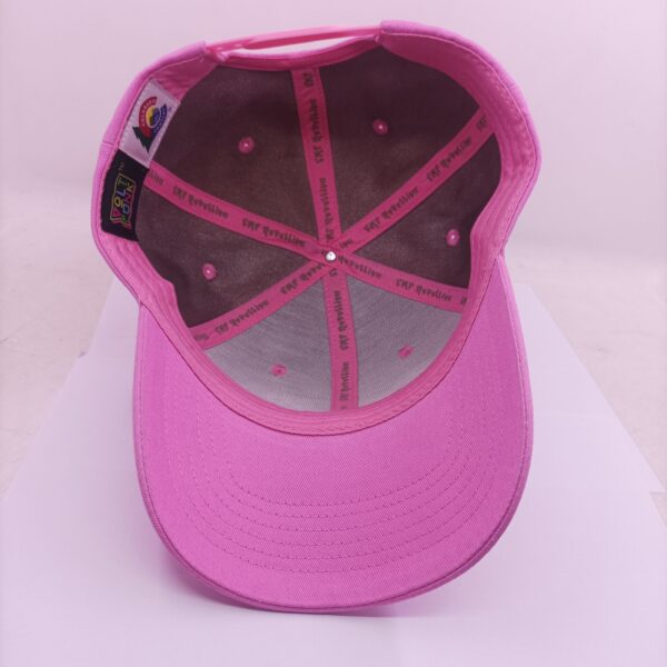 EMF Shielding Baseball Hat Pink with Color Logo