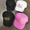 EMF Shielding Baseball Hat Pink with Color Logo